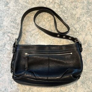 Coach Convertible crossbody / shoulder Bag Black Leather